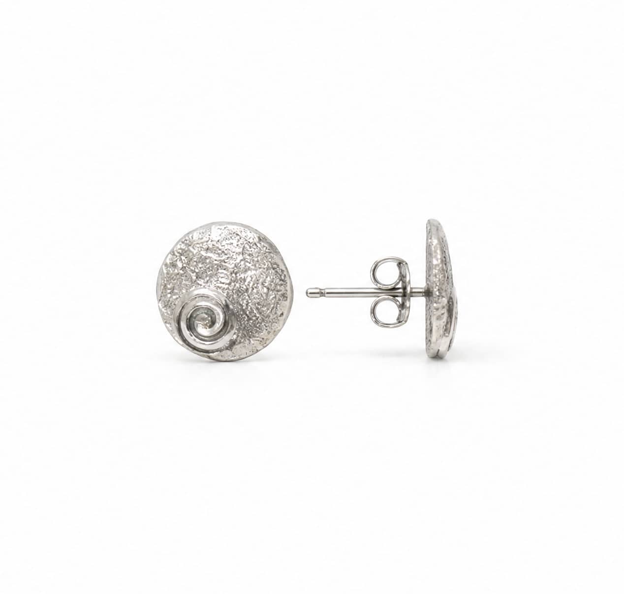 Ohrstecker mit Glanzspirale – Bild 2
